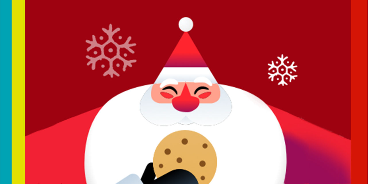 Illustrazione di Babbo Natale: il Natale può essere sostenibile con le ricette E.ON