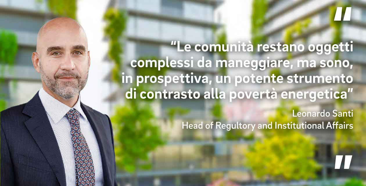 Leonardo Santi di E.ON spiega i vantaggi delle comunità energetiche rinnovabili