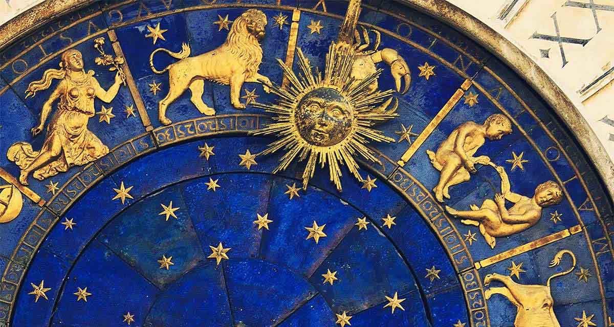 Particolare dello Zodiaco con alcune costellazioni